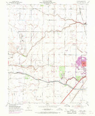 Merritt California Historical topographic map, 1:24000 scale, 7.5 X 7.5 Minute, Year 1952