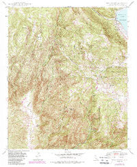 Mesa Grande California Historical topographic map, 1:24000 scale, 7.5 X 7.5 Minute, Year 1948