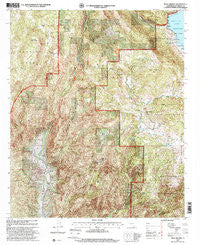 Mesa Grande California Historical topographic map, 1:24000 scale, 7.5 X 7.5 Minute, Year 1997
