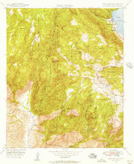 Mesa Grande California Historical topographic map, 1:24000 scale, 7.5 X 7.5 Minute, Year 1948
