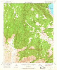 Mesa Grande California Historical topographic map, 1:24000 scale, 7.5 X 7.5 Minute, Year 1948