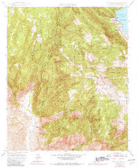 Mesa Grande California Historical topographic map, 1:24000 scale, 7.5 X 7.5 Minute, Year 1948