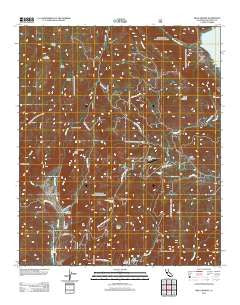 Mesa Grande California Historical topographic map, 1:24000 scale, 7.5 X 7.5 Minute, Year 2012
