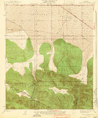 Mescal Creek California Historical topographic map, 1:24000 scale, 7.5 X 7.5 Minute, Year 1940