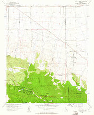 Mescal Creek California Historical topographic map, 1:24000 scale, 7.5 X 7.5 Minute, Year 1956