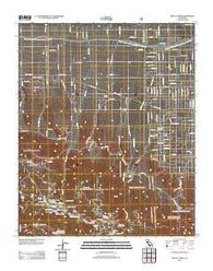 Mescal Creek California Historical topographic map, 1:24000 scale, 7.5 X 7.5 Minute, Year 2012