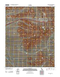 Mescal Range California Historical topographic map, 1:24000 scale, 7.5 X 7.5 Minute, Year 2012