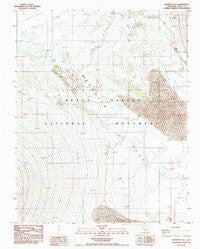 Mesquite Flat California Historical topographic map, 1:24000 scale, 7.5 X 7.5 Minute, Year 1988
