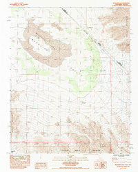 Mesquite Lake California Historical topographic map, 1:24000 scale, 7.5 X 7.5 Minute, Year 1985