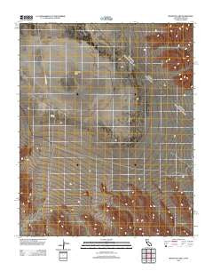 Mesquite Lake California Historical topographic map, 1:24000 scale, 7.5 X 7.5 Minute, Year 2012