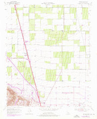 Mettler California Historical topographic map, 1:24000 scale, 7.5 X 7.5 Minute, Year 1955