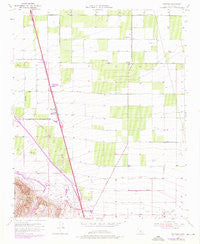 Mettler California Historical topographic map, 1:24000 scale, 7.5 X 7.5 Minute, Year 1955