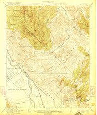 Metz California Historical topographic map, 1:62500 scale, 15 X 15 Minute, Year 1921