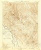 Metz California Historical topographic map, 1:62500 scale, 15 X 15 Minute, Year 1921