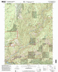 Michigan Bluff California Historical topographic map, 1:24000 scale, 7.5 X 7.5 Minute, Year 2000
