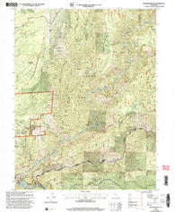 Michigan Bluff California Historical topographic map, 1:24000 scale, 7.5 X 7.5 Minute, Year 2000