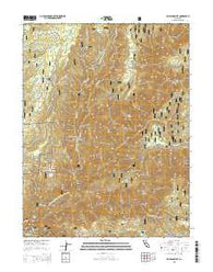 Michigan Bluff California Current topographic map, 1:24000 scale, 7.5 X 7.5 Minute, Year 2015