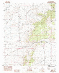 Mid Hills California Historical topographic map, 1:24000 scale, 7.5 X 7.5 Minute, Year 1983
