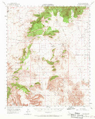 Mid Hills California Historical topographic map, 1:62500 scale, 15 X 15 Minute, Year 1955