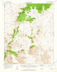 Mid Hills California Historical topographic map, 1:62500 scale, 15 X 15 Minute, Year 1955