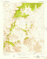 Mid Hills California Historical topographic map, 1:62500 scale, 15 X 15 Minute, Year 1955