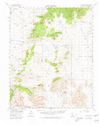 Mid Hills California Historical topographic map, 1:62500 scale, 15 X 15 Minute, Year 1955