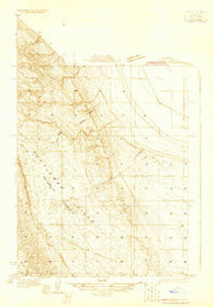 Middle Dome California Historical topographic map, 1:31680 scale, 7.5 X 7.5 Minute, Year 1930