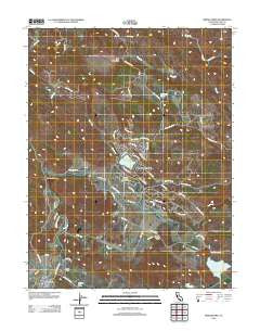 Middletown California Historical topographic map, 1:24000 scale, 7.5 X 7.5 Minute, Year 2012