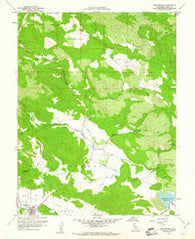 Middletown California Historical topographic map, 1:24000 scale, 7.5 X 7.5 Minute, Year 1958