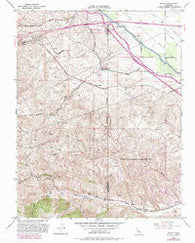 Midway California Historical topographic map, 1:24000 scale, 7.5 X 7.5 Minute, Year 1953