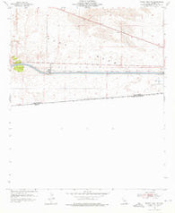 Midway Well NW California Historical topographic map, 1:24000 scale, 7.5 X 7.5 Minute, Year 1954