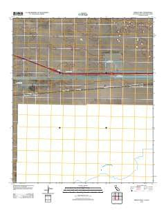 Midway Well California Historical topographic map, 1:24000 scale, 7.5 X 7.5 Minute, Year 2012