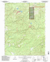 Miller Mountain California Historical topographic map, 1:24000 scale, 7.5 X 7.5 Minute, Year 1995