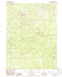 Miller Mountain California Historical topographic map, 1:24000 scale, 7.5 X 7.5 Minute, Year 1985