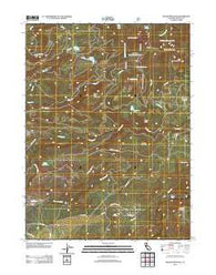 Miller Mountain California Historical topographic map, 1:24000 scale, 7.5 X 7.5 Minute, Year 2012
