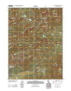 Miller Mountain California Historical topographic map, 1:24000 scale, 7.5 X 7.5 Minute, Year 2012