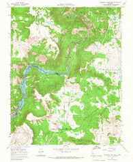 Millerton Lake East California Historical topographic map, 1:24000 scale, 7.5 X 7.5 Minute, Year 1965