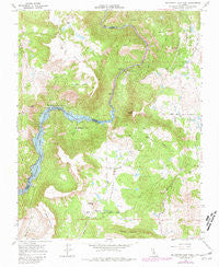 Millerton Lake East California Historical topographic map, 1:24000 scale, 7.5 X 7.5 Minute, Year 1965
