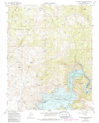 Millerton Lake West California Historical topographic map, 1:24000 scale, 7.5 X 7.5 Minute, Year 1965