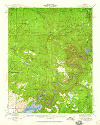 Millerton Lake California Historical topographic map, 1:62500 scale, 15 X 15 Minute, Year 1942