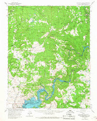Millerton Lake California Historical topographic map, 1:62500 scale, 15 X 15 Minute, Year 1965