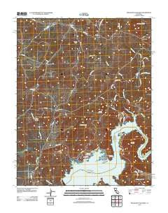 Millerton Lake West California Historical topographic map, 1:24000 scale, 7.5 X 7.5 Minute, Year 2012