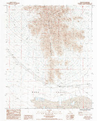 Milligan California Historical topographic map, 1:24000 scale, 7.5 X 7.5 Minute, Year 1985