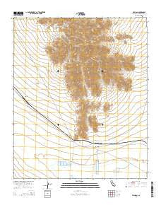 Milligan California Current topographic map, 1:24000 scale, 7.5 X 7.5 Minute, Year 2015