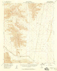 Milligan California Historical topographic map, 1:62500 scale, 15 X 15 Minute, Year 1956