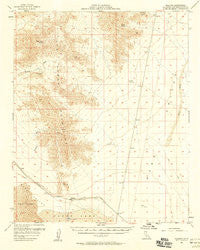 Milligan California Historical topographic map, 1:62500 scale, 15 X 15 Minute, Year 1956