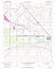 Millux California Historical topographic map, 1:24000 scale, 7.5 X 7.5 Minute, Year 1954