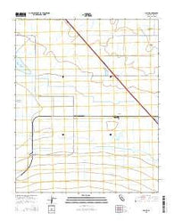 Millux California Current topographic map, 1:24000 scale, 7.5 X 7.5 Minute, Year 2015