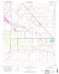 Millux California Historical topographic map, 1:24000 scale, 7.5 X 7.5 Minute, Year 1954