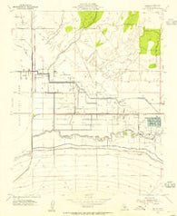 Millux California Historical topographic map, 1:24000 scale, 7.5 X 7.5 Minute, Year 1954